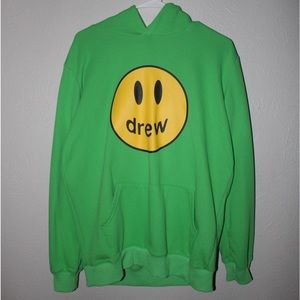 DREW house smiley face Justin Bieber hoodie never worn